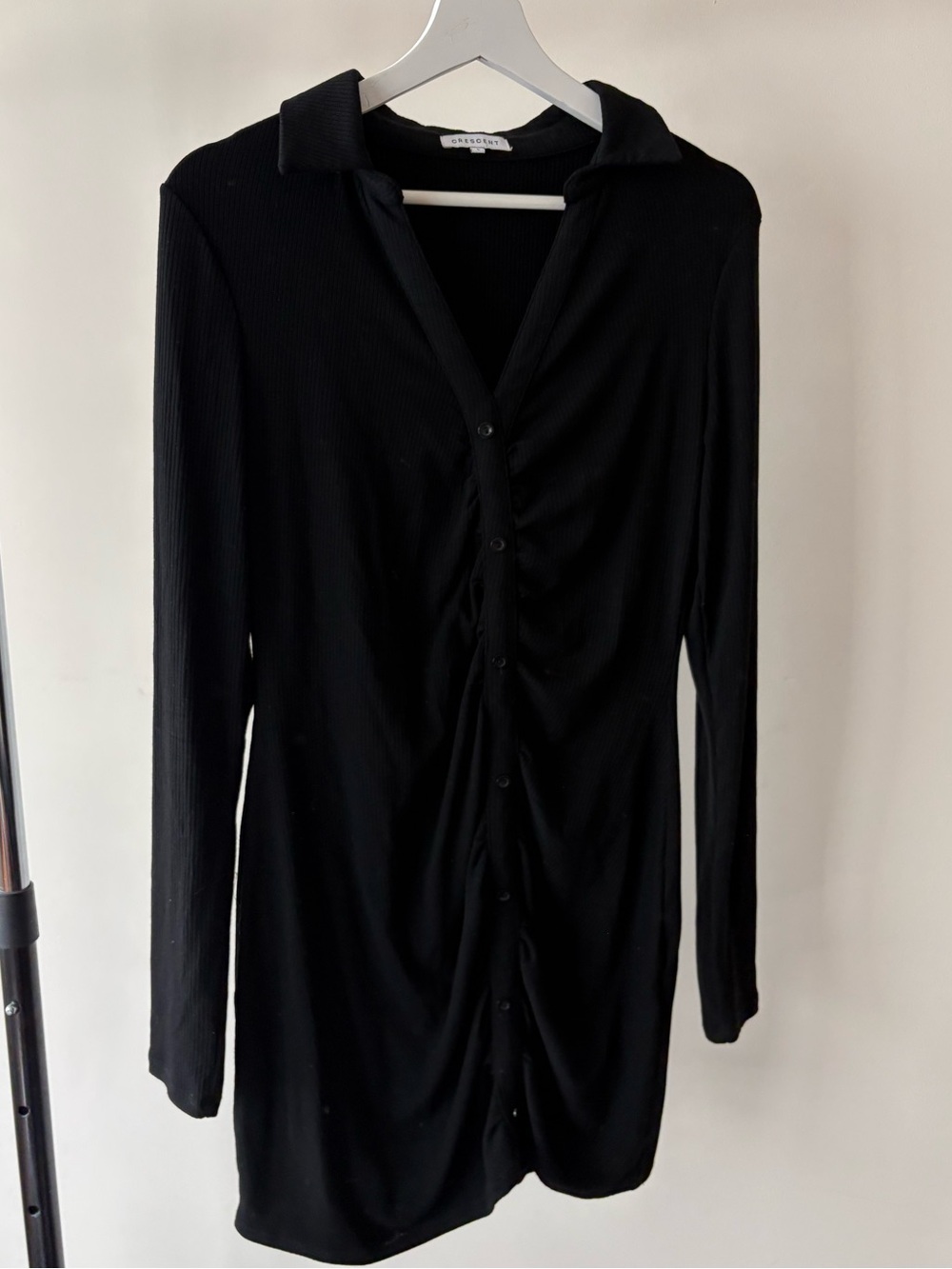 Ruched asymmetrical Longsleeve dress